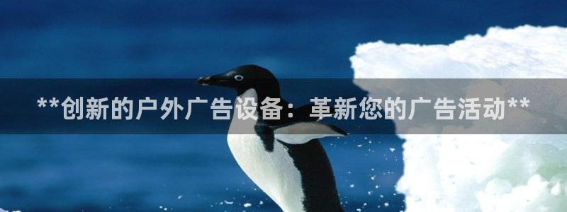 杏宇平台登录方法：**创新的户外广告设备：革新您的广告活动**