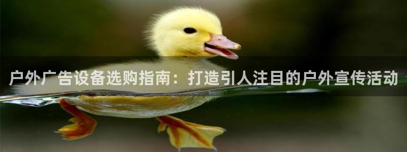 杏宇平台总代理是谁：户外广告设备选购指南：打造引人注目的户外宣传活动