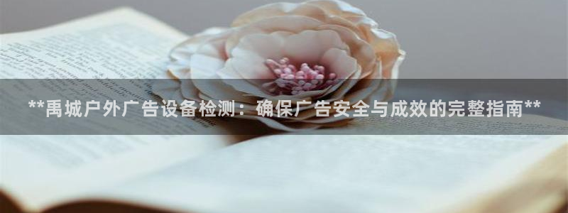 杏宇平台代理怎么样赚钱：**禹城户外广告设备检测：确保广告安全与成效的完整指南**