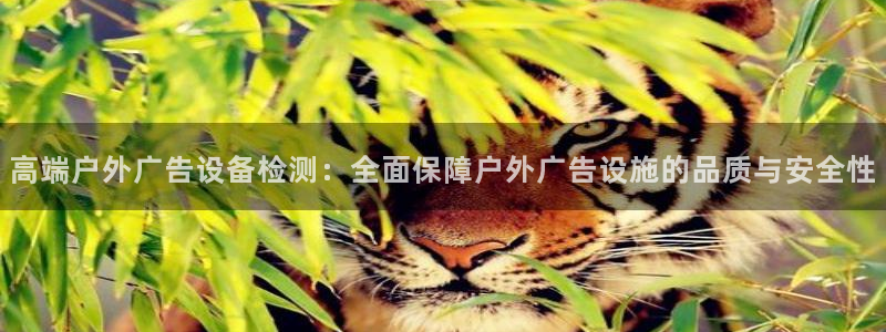 杏宇平台注册登录：高端户外广告设备检测：全面保障户外广告设施的品质与安全性