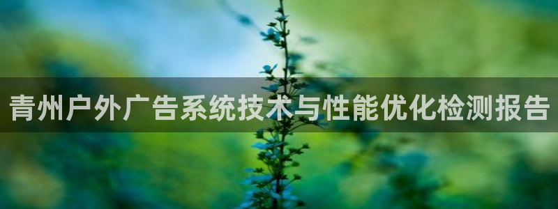 杏宇平台代理怎么样可靠吗：青州户外广告系