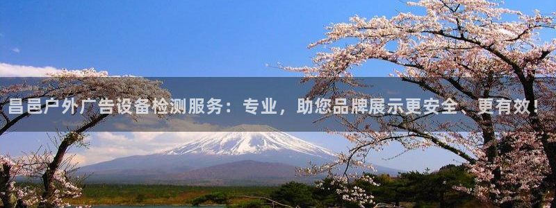 杏宇代理注册：昌邑户外广告设备检测服务：