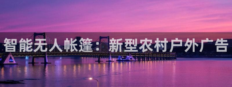 杏宇平台主管：智能无人帐篷：新型农村户外