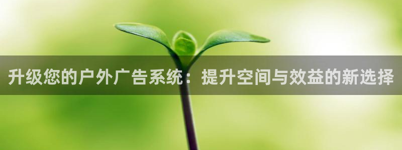 杏宇平台好吗：升级您的户外广告系统：提升空间与效益的新选择