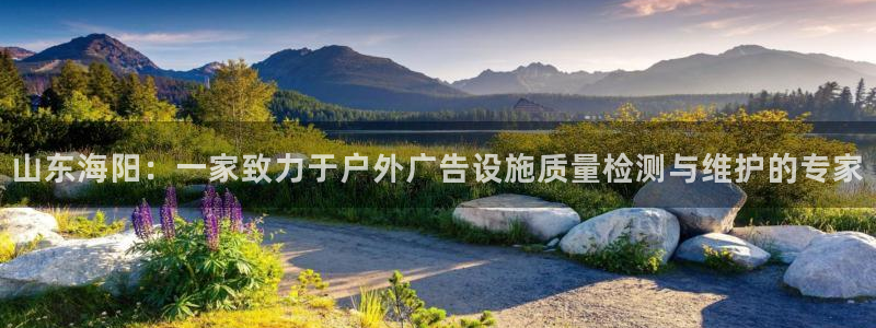 杏宇代理注册：山东海阳：一家致力于户外广告设施质量检测与维护的专家