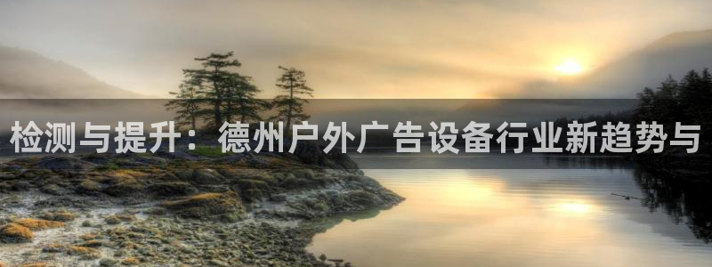 杏宇平台官网注册：检测与提升：德州户外广